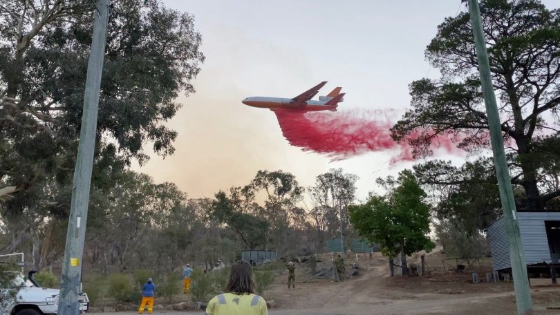 DC-10 Air Tanker, Orroral Valley fire
