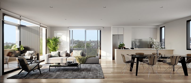 Living space at Kingsland. 