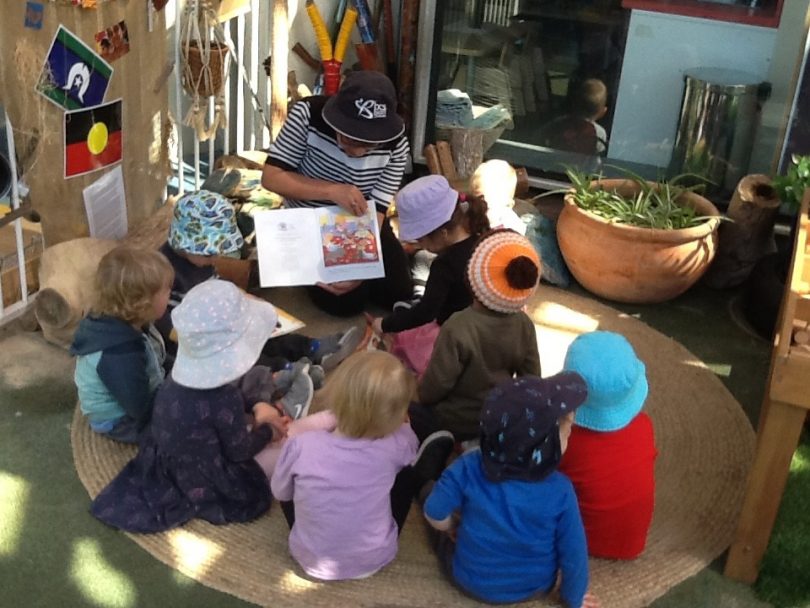 Children and storytime.