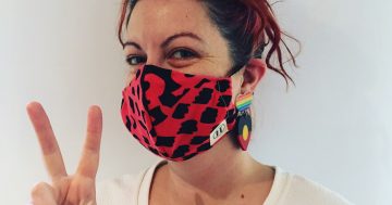 Former Bega local's fun face-masks a crafty response to COVID-19