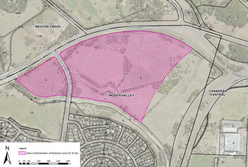 The North Curtin Horse Paddocks location