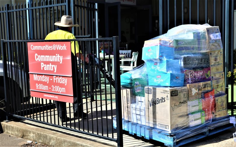 Normal deliveries of donated surplus food