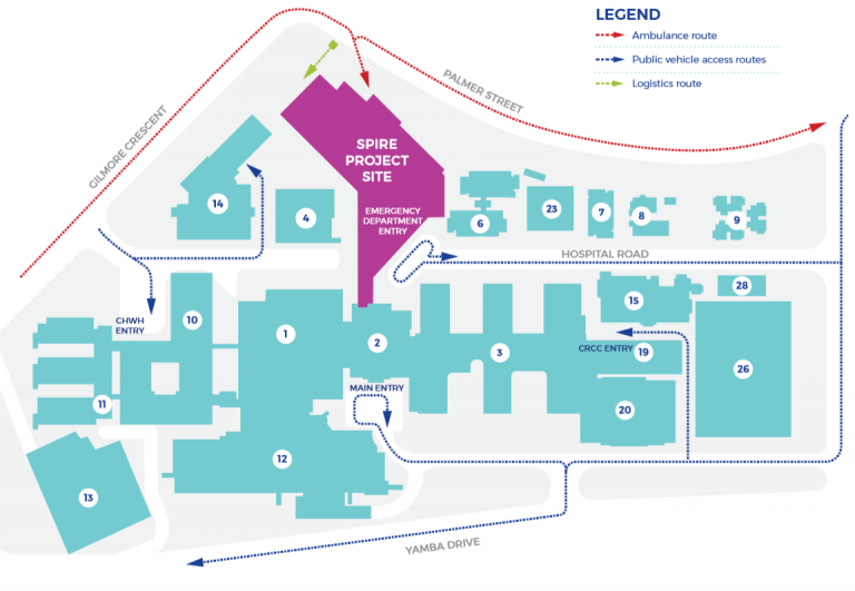 SPIRE design changes to ease traffic flows, connect hospital areas ...