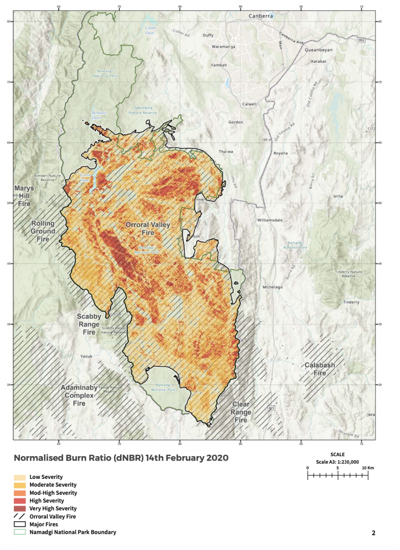 Orroral Valley fire