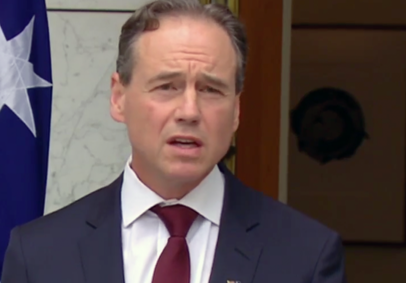 Health Minister Greg Hunt