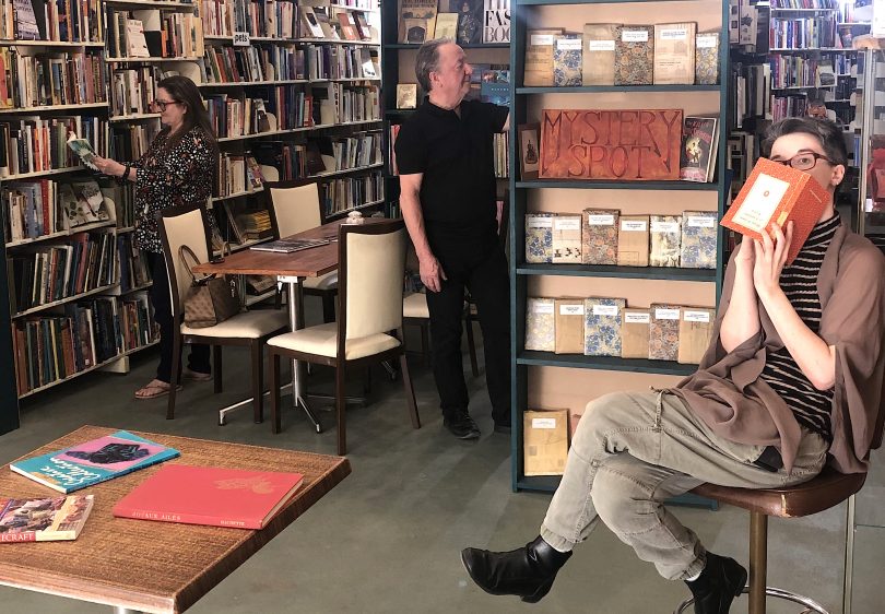 Bookstore owners in the Beyond Q shop at Weston.