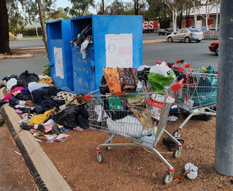 Illegal dumping puts an end to charity bins