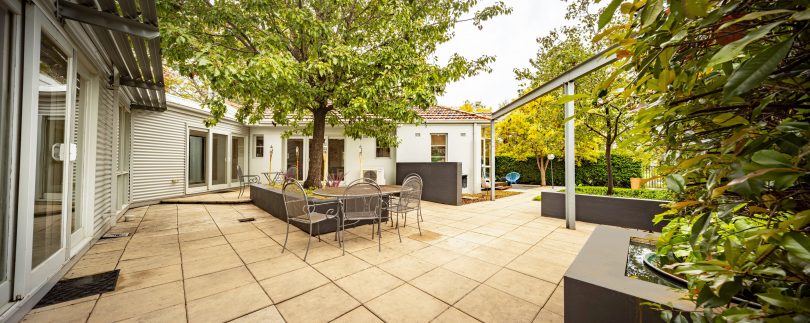 Central courtyard area