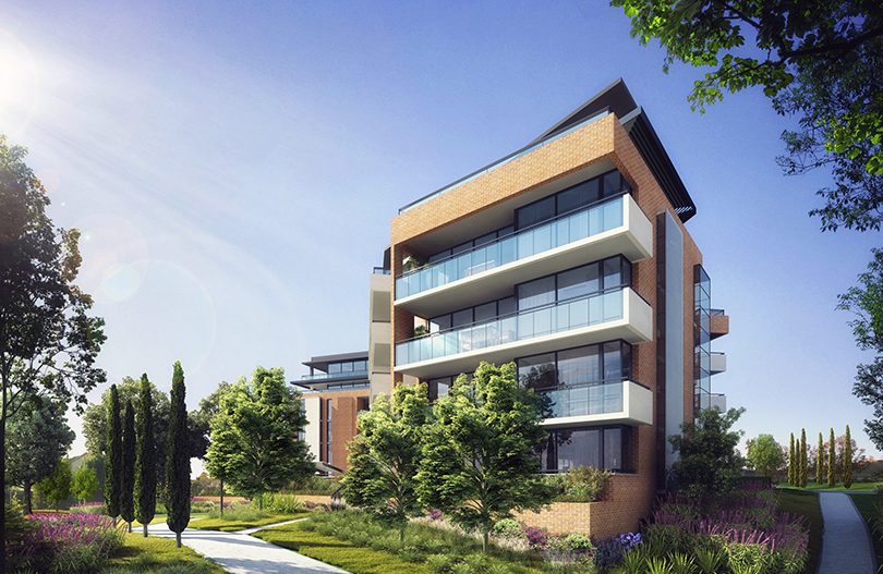 Artist's impression of Morris Property Group's Renaissance residential complex.