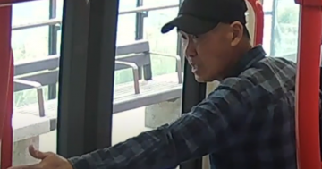 Police release footage of man wanted for alleged assault, coughing incident on light rail