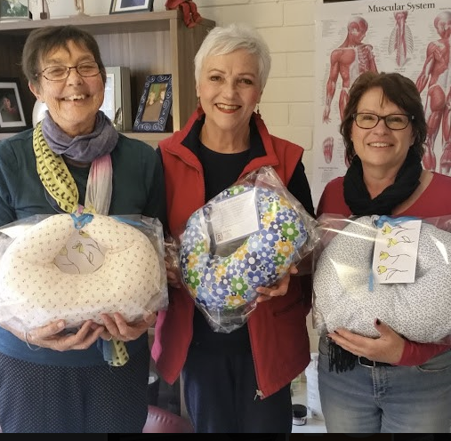 Breast care cushions made by the Zonta Club in Canberra