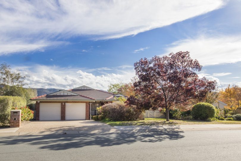 16 Ivo Whitton Cct in Kambah has views of the Brindabellas.