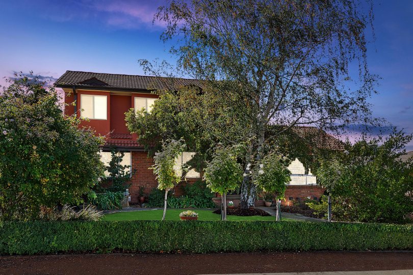 Exterior and garden of home at 49 Brunswick Circuit, Kaleen.