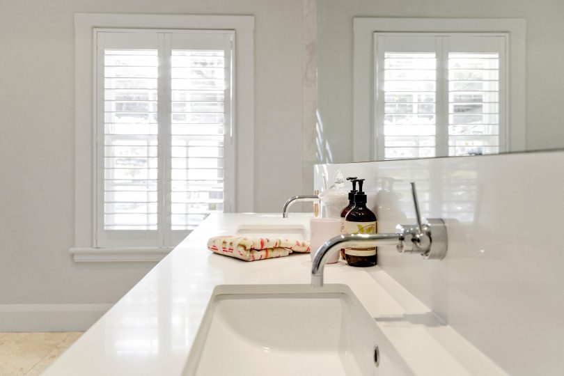 Twin vanities in the master ensuite