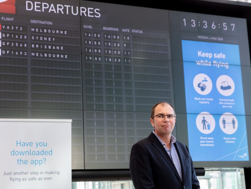 Canberra Airport Head of Aviation Michael Thomson