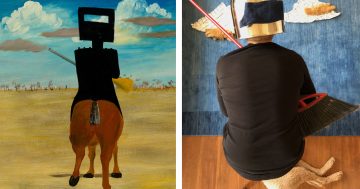 Art lovers are recreating famous works from the NGA in the Stay Home Challenge