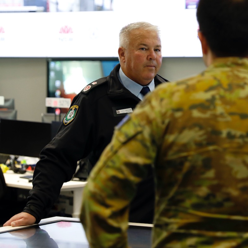 NSW Police Deputy Commissioner, Regional NSW, Gary Worboys in office.