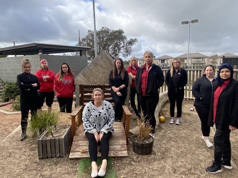 YMCA Gungahlin Early Learning Centre staff