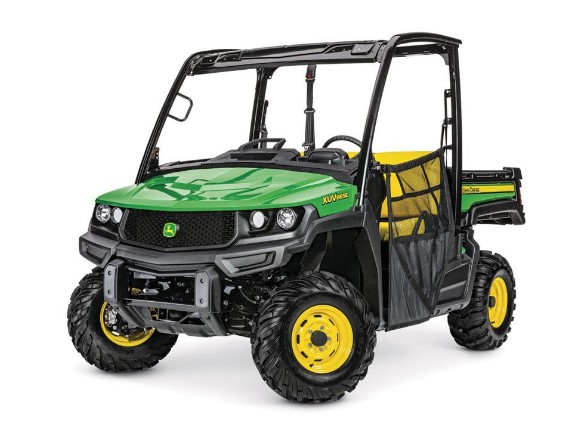 A John Deere all-terrain vehicle