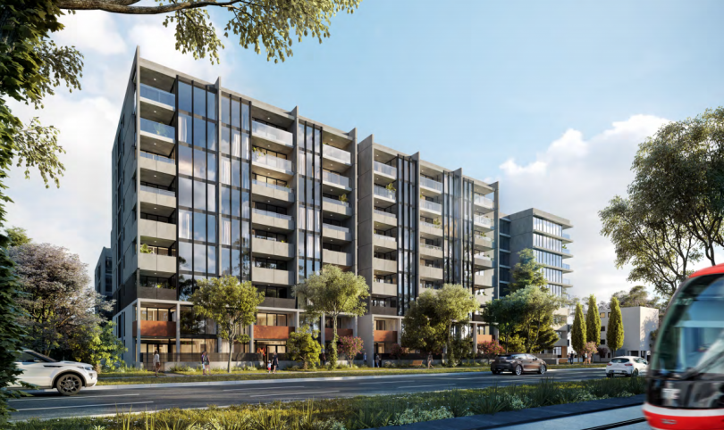 Artist's impression of the second stage of JWLand's Lyneham residential precinct
