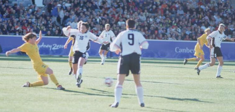 Women's Football. Australia v Germany, Sydney 2000 Olympic Games
