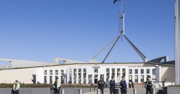 Sydney man arrested outside Parliament House for failing to comply with health directions