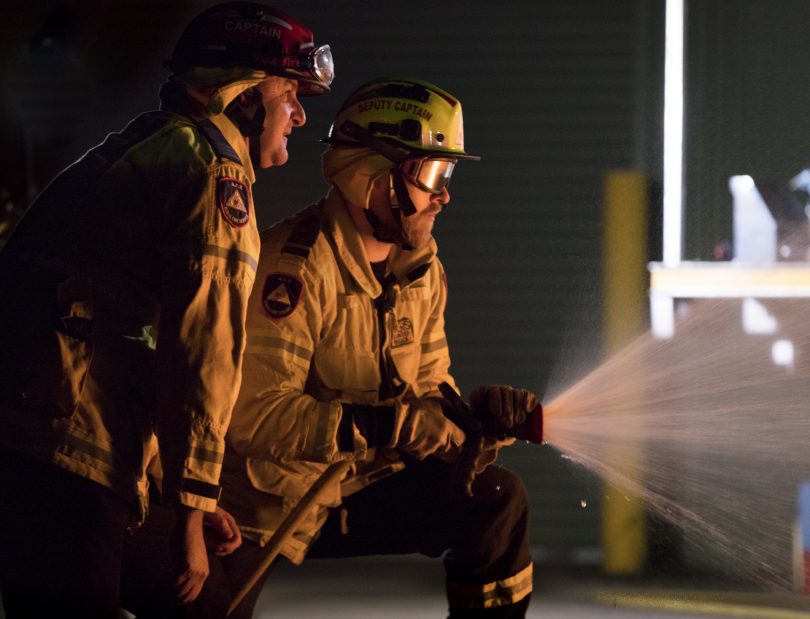 ACT RFS firefighting, bushfire