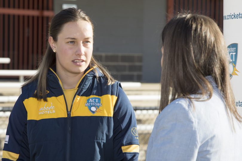 ACT Meteors player Madeline Penna.