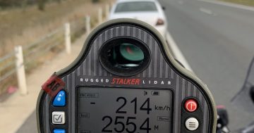 Driver clocked at 214 km/h on Majura Parkway