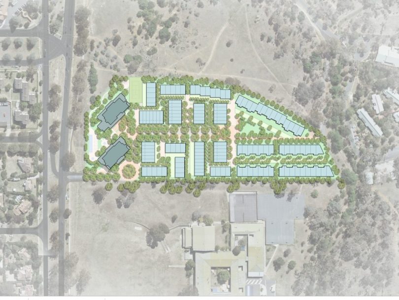 Masterplan for the Foothills site