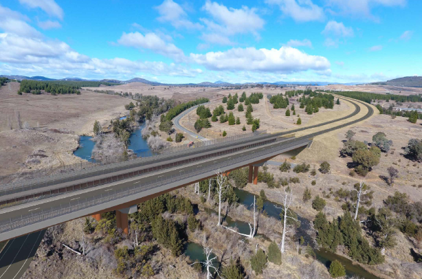 Molonglo River crossing