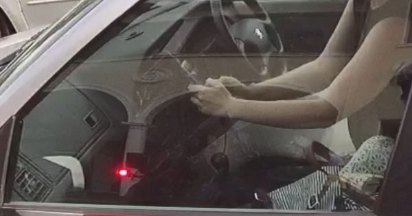 Police release footage of 'stupid' and 'dangerous' distracted driving