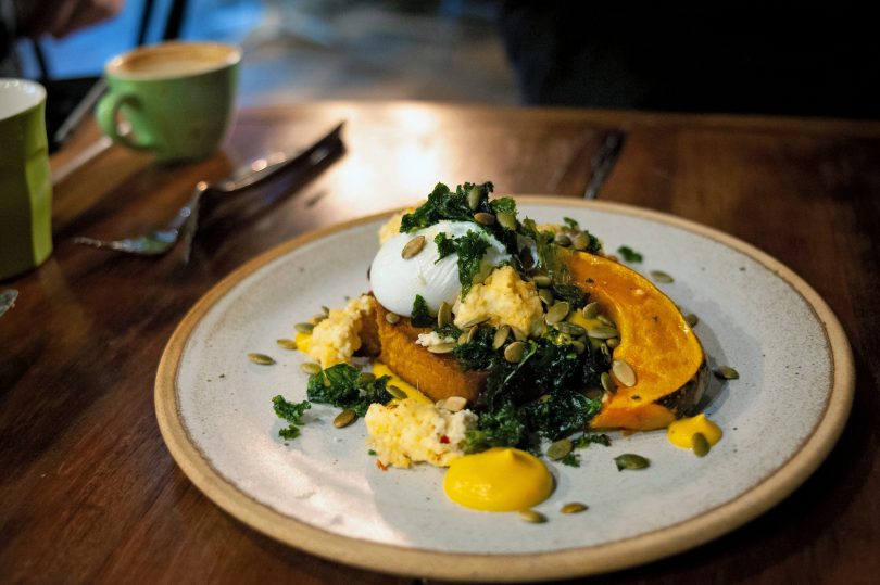 Pumpkin bread dish