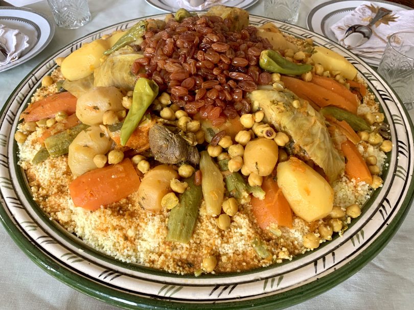 Moroccan Couscous with vegetables