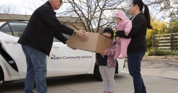 Woden Community Service food hampers help people stranded by COVID-19