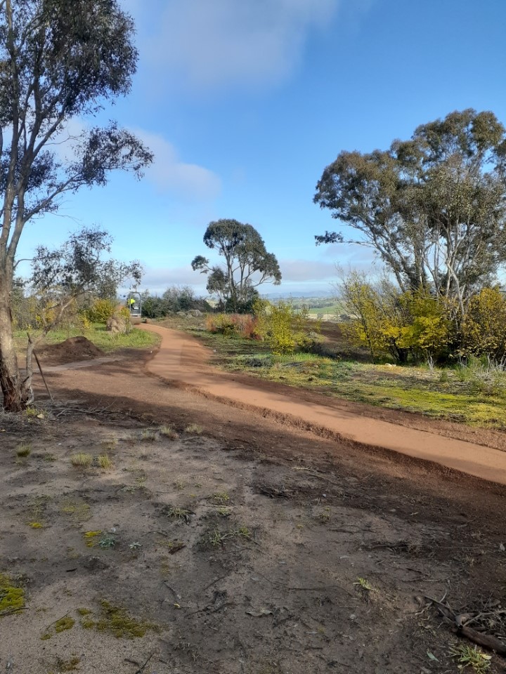 The path at Oak Hill