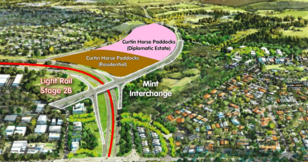 Call for Commonwealth to help fund new interchange, infrastructure to service Curtin diplomatic estate
