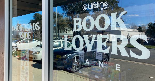 Lifeline bookfair finds permanent home at Fyshwick