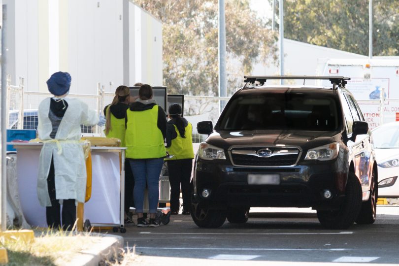 COVID-19 drive-thru testing 