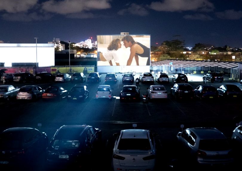 Head to the Questacon carpark to catch a movie with Mov'in Car