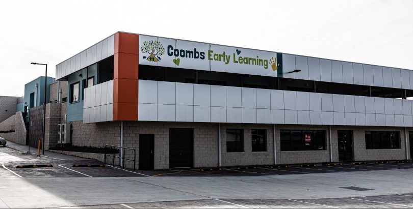 Exterior of Coombs Early Learning child care centre.