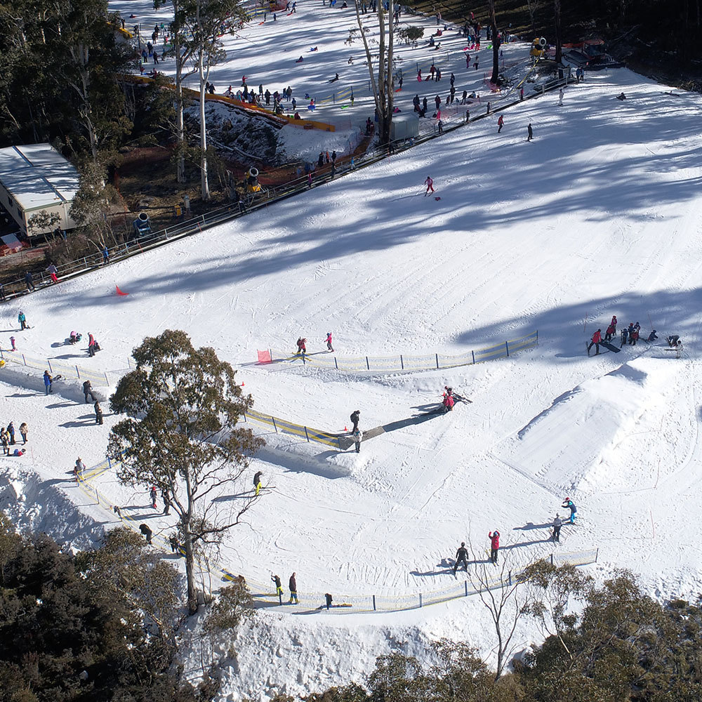 Snow skiers