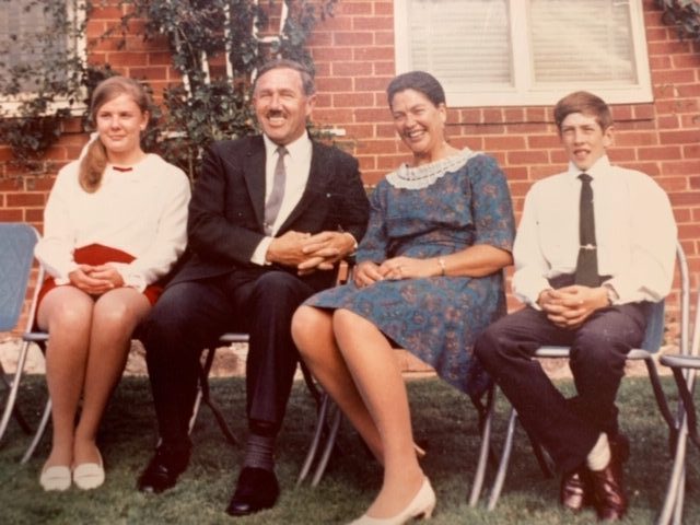 The Knowles family in 1970