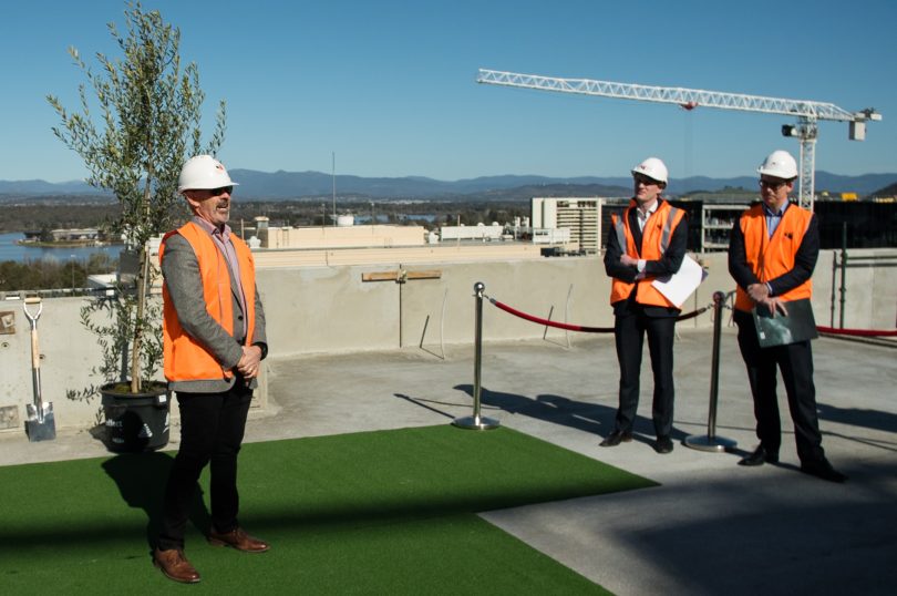 Park Avenue topping ceremony