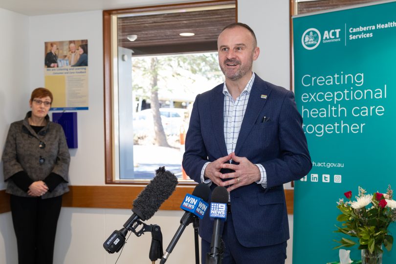 Chief Minister Andrew Barr