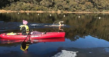 Come on in, the water's icy - two break the ice on extreme swim record