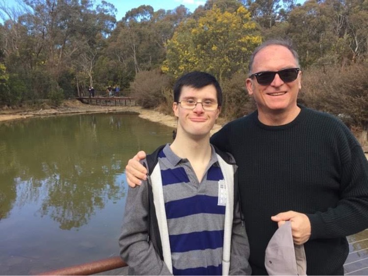 Glenn Keys and his son Ehren