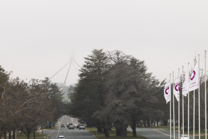 Foggy Parliament House