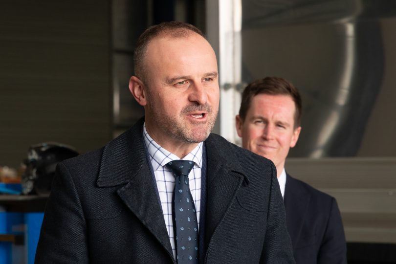 Chief Minister Andrew Barr