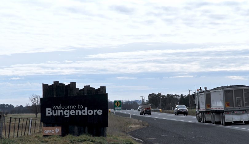Welcome to Bungendore sign highway.